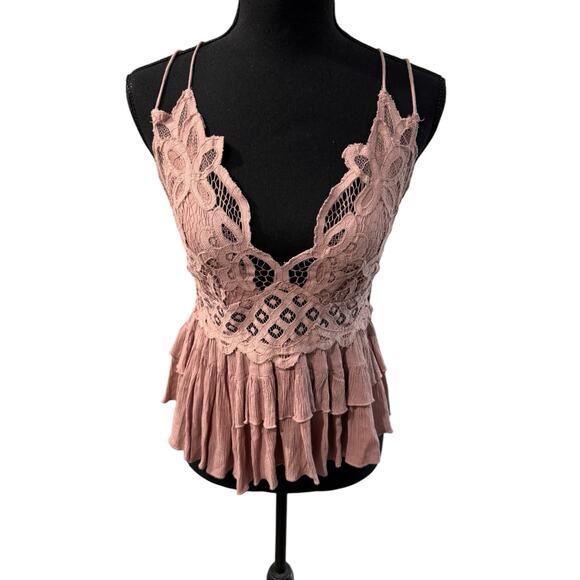 *SOLD* NWT! Free People Adella Cami in Mauve - Size Medium - Picture 7 of 9